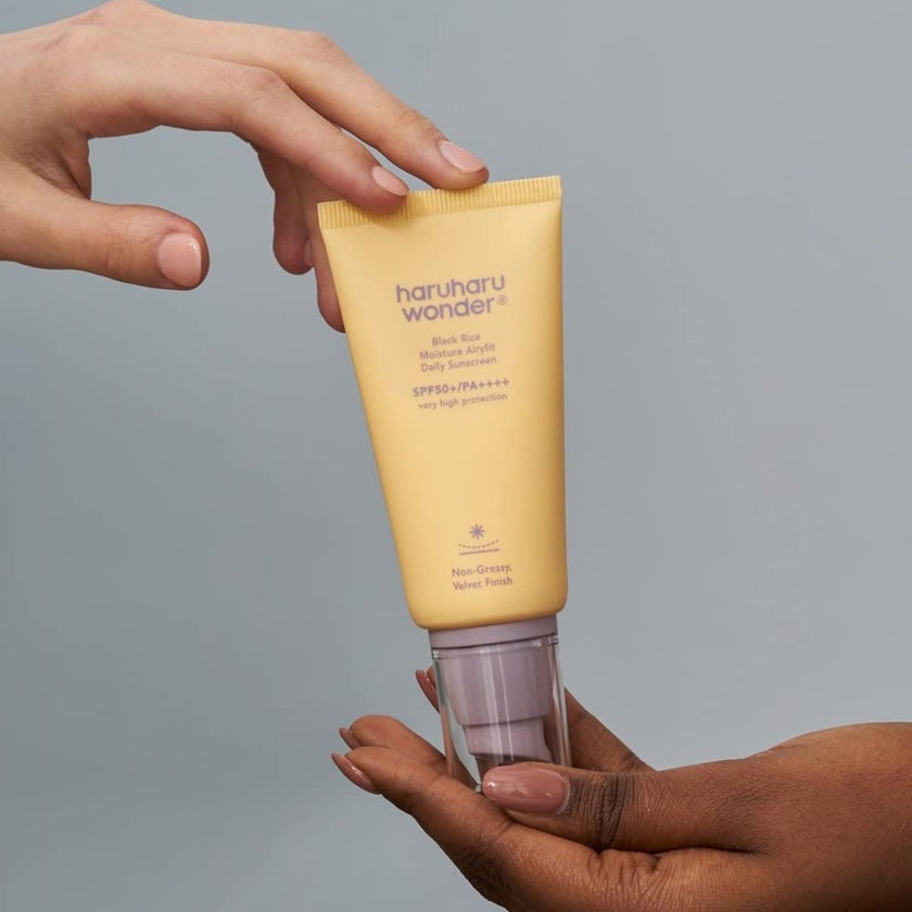 Haruharu Wonder Black Rice Moisture Airyfit Daily Sunscreen With SPF50+ & PA ++++ 50ml