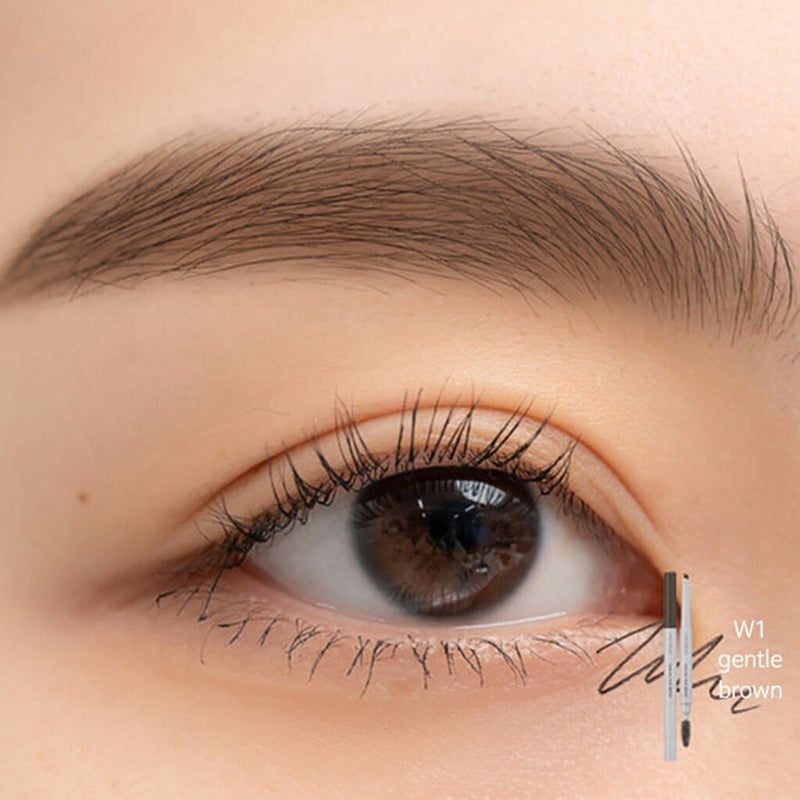 Rom&nd Han All Flat Brow Eyebrow Pencil, Shade - W1 Gentle Brown 0.17g