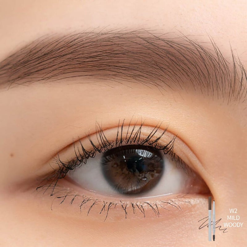 Rom&nd Han All Flat Brow Eyebrow Pencil, Shade - W2 Mild Woody 0.17g