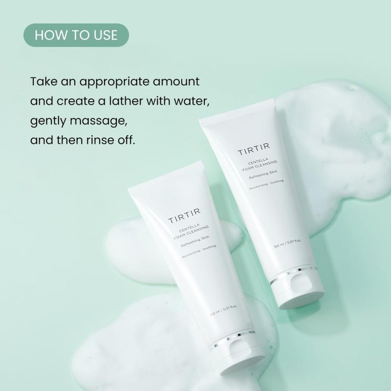 Tirtir Centella Soothing Facial Foam Cleanser 150ml