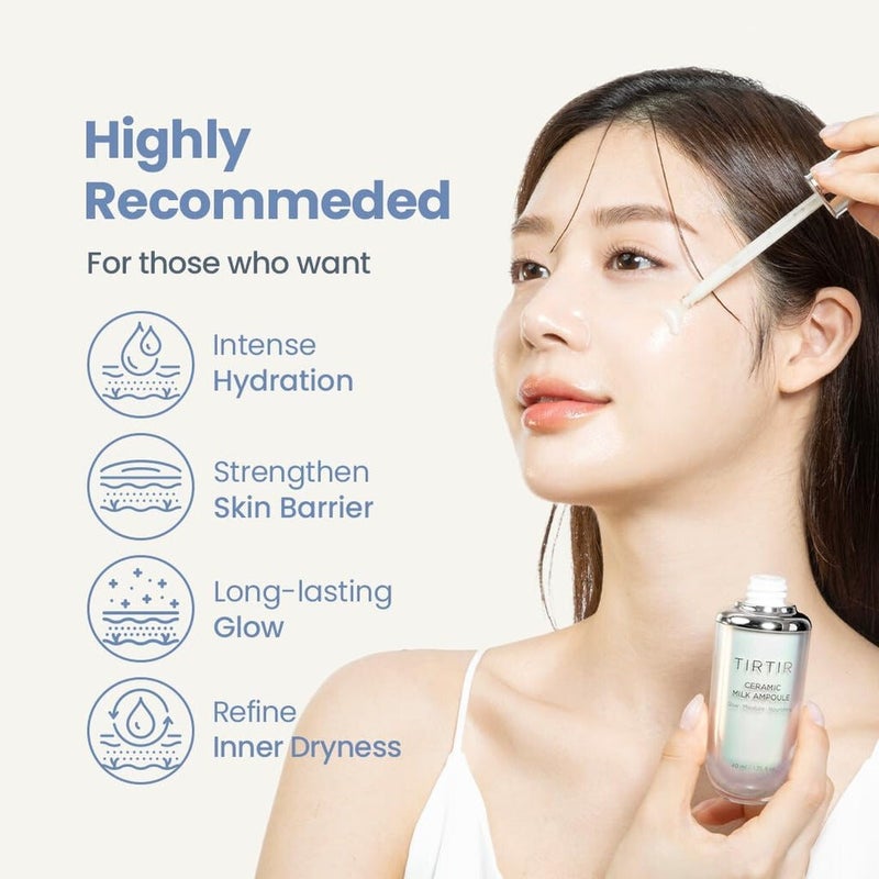 Tirtir Ceramic Milk Ampoule Moisturizing & Nourishing Serum 40ml 