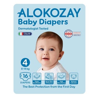 Alokozay Baby Diapers, Size 4, 8-14kg, Pack of 16’s