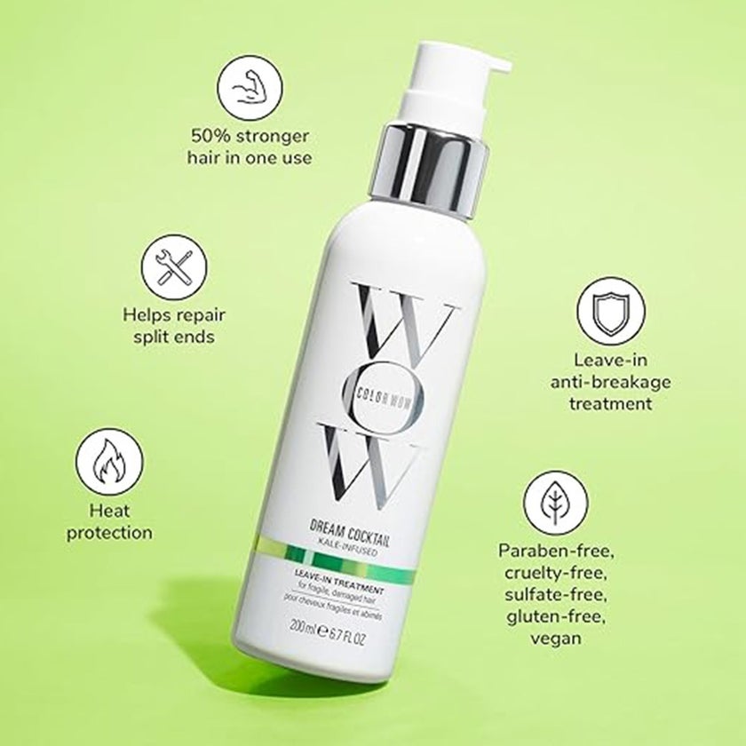 Color Wow Dream Cocktail Kale Infused Leave-In Hair Strengthening Treatment 200ml