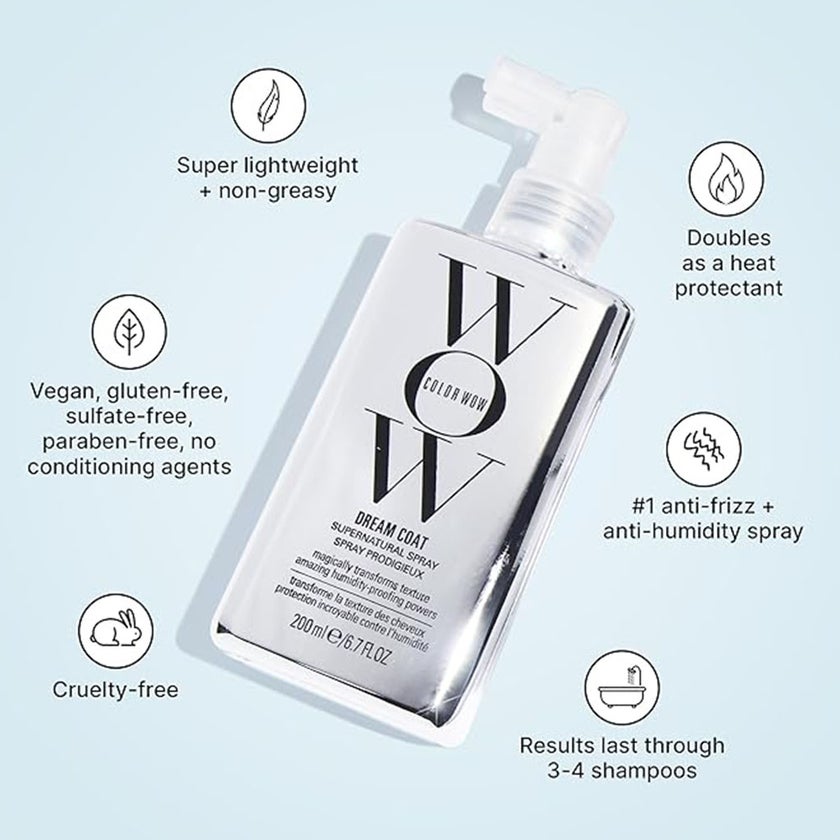 Color Wow Dream Coat Supernatural Anti Frizz Treatment Hair Spray 200ml
