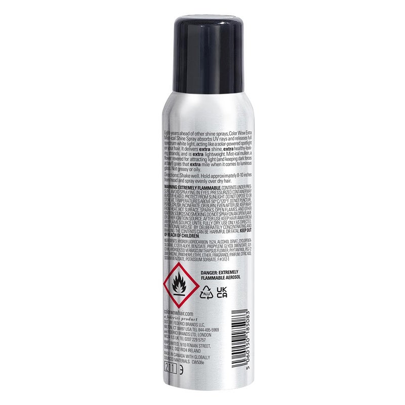 Color Wow Extra Mistical Shine Hair Spray For Super Gloss Finish 162ml