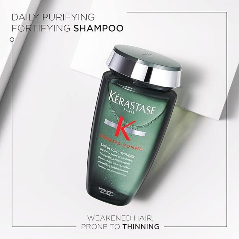 Kerastase Genesis Homme Daily Purifying Fortifying Hair Shampoo 250ml