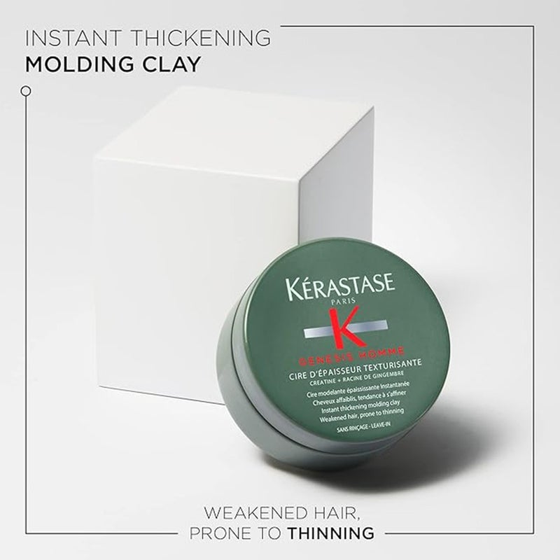 Kerastase Genesis Instant Thickening Molding Hair Clay For Men 75ml