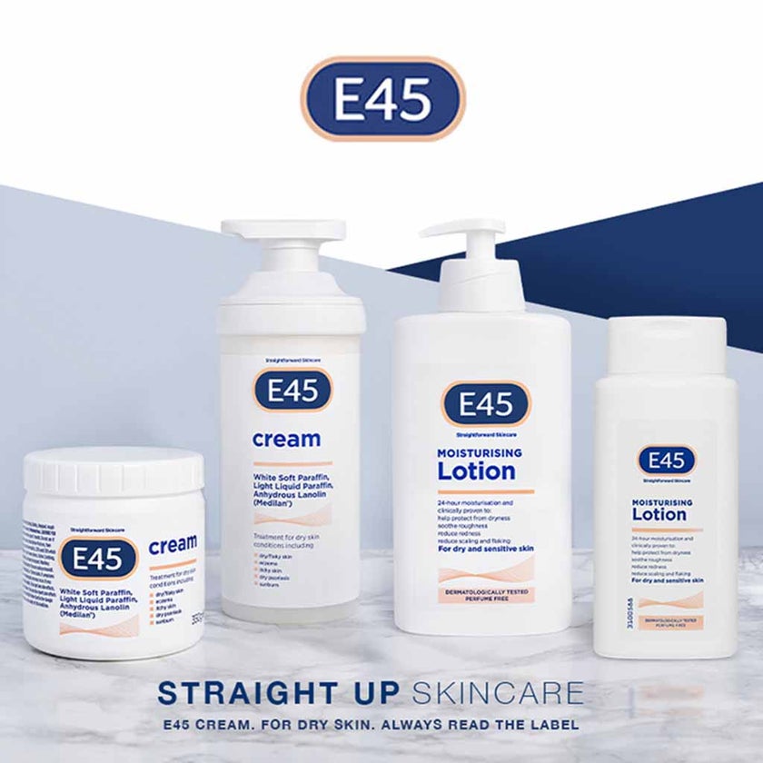 E45 Moisturizing Body Lotion For Dry & Sensitive Skin 500ml