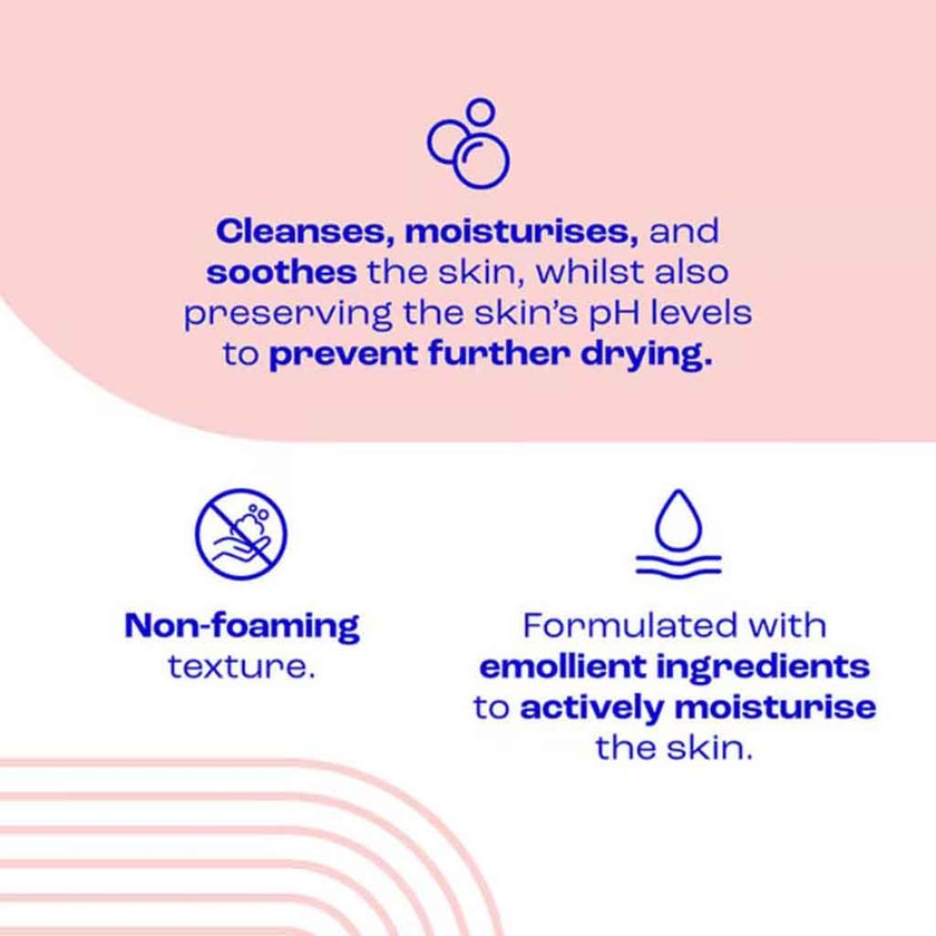 E45 Emollient Hand Wash Cream For Very Dry, Sensitive Skin 250ml