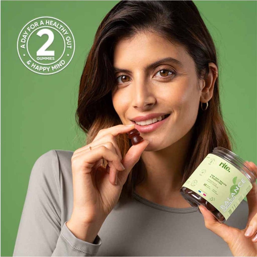 Rite Balance Gummies For Gut Health & Digestion, Pack of 60's