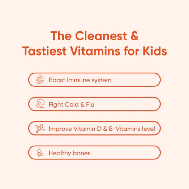 Rite Kids Multivitamin Gummies, Pack of 60's