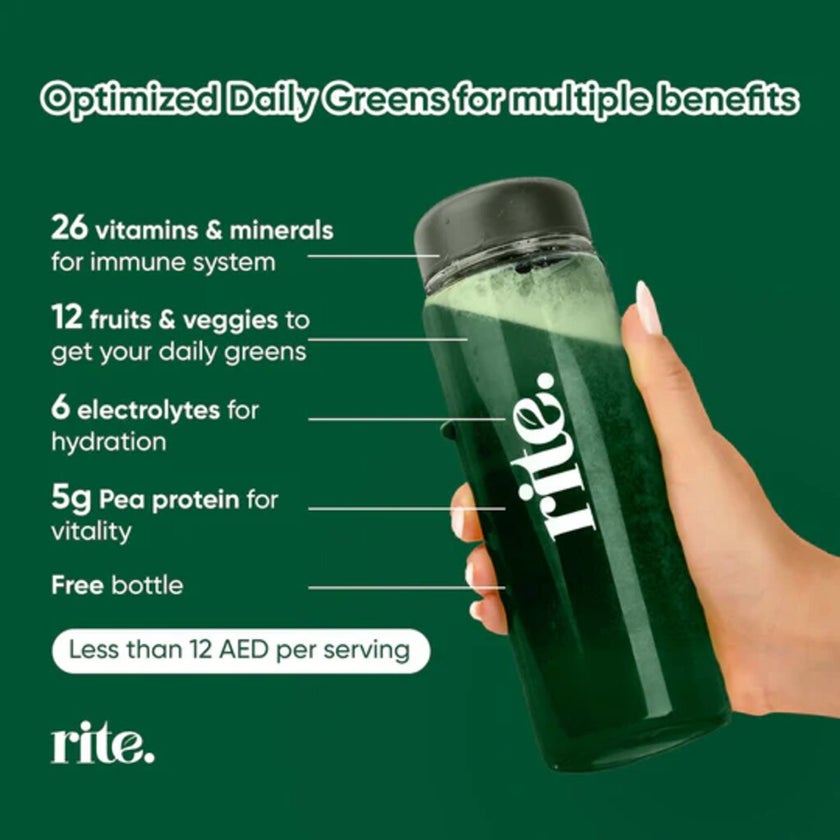 Rite Daily Greens Health Drink Mix 12g, Pack of 15's