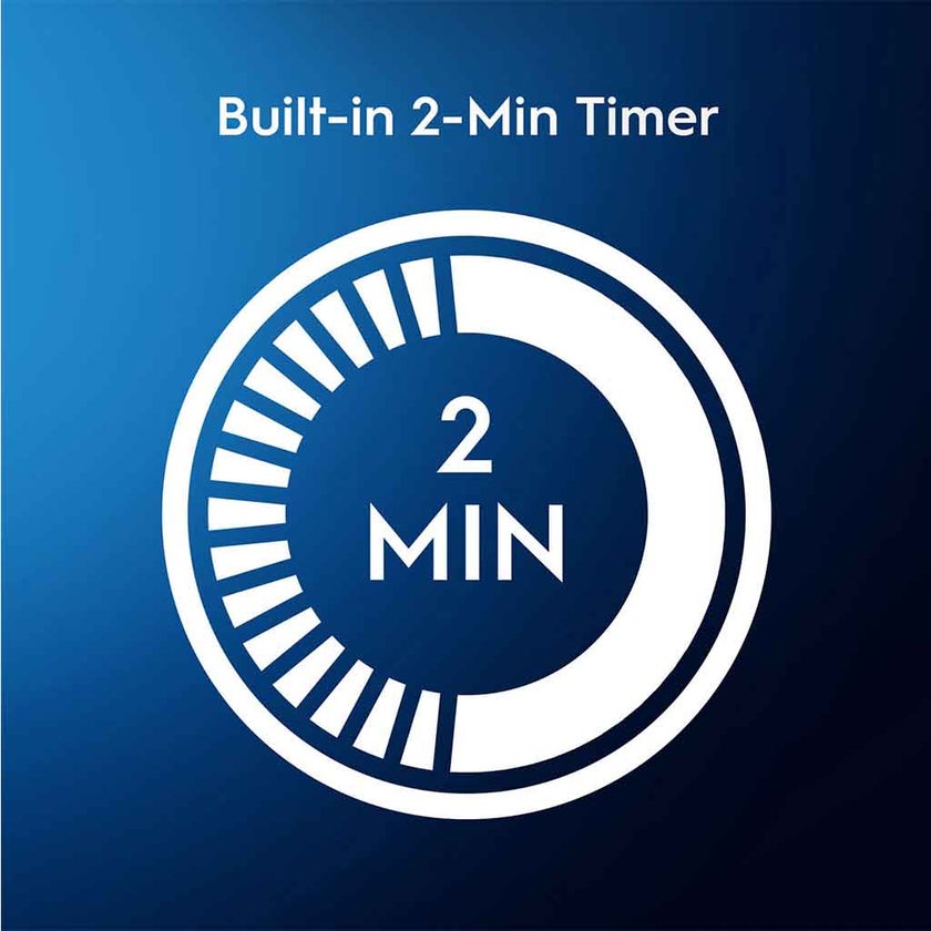 Oral B Vitality 100 Cross Action Electric Rechargeable Toothbrush D100.413.1 - Black & White, TWIN PACK