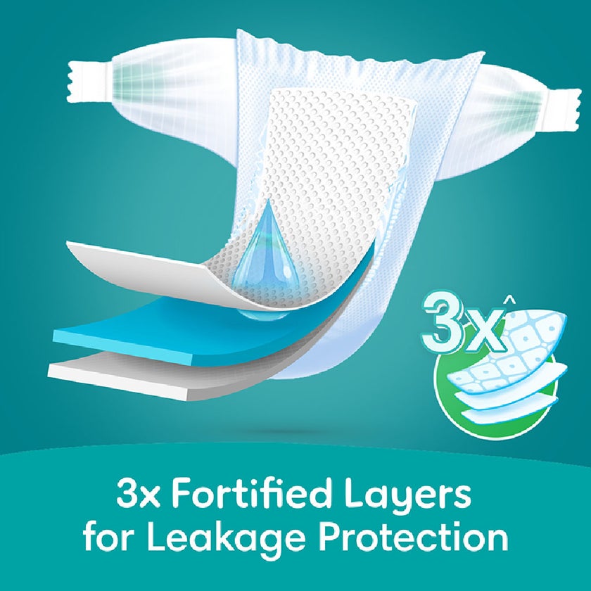 Pampers Rash Protection Size 1, 2-5kg Newborn Diapers, Pack of 66's