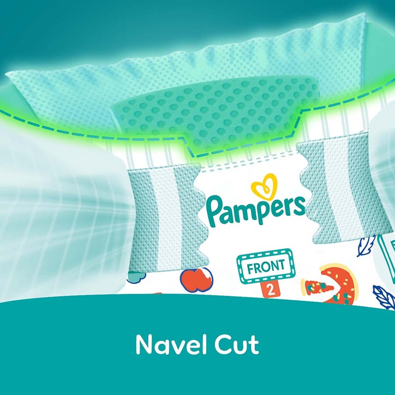 Pampers Rash Protection Size 2, 3-8kg Newborn Diapers, Pack of 84's