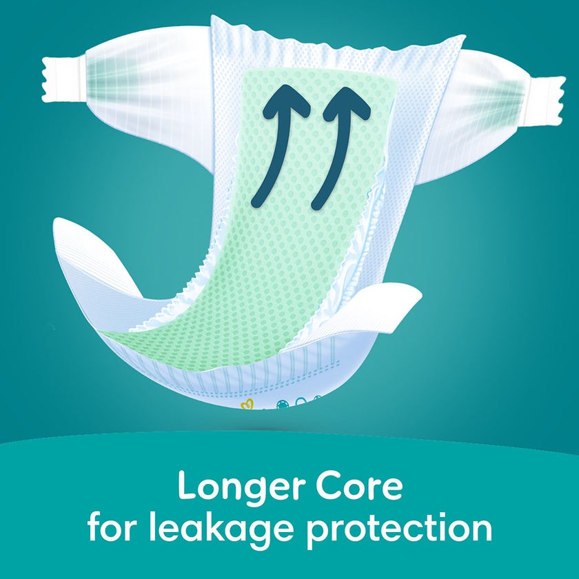 Pampers Rash Protection Size 2, 3-8kg Newborn Diapers, Pack of 84's