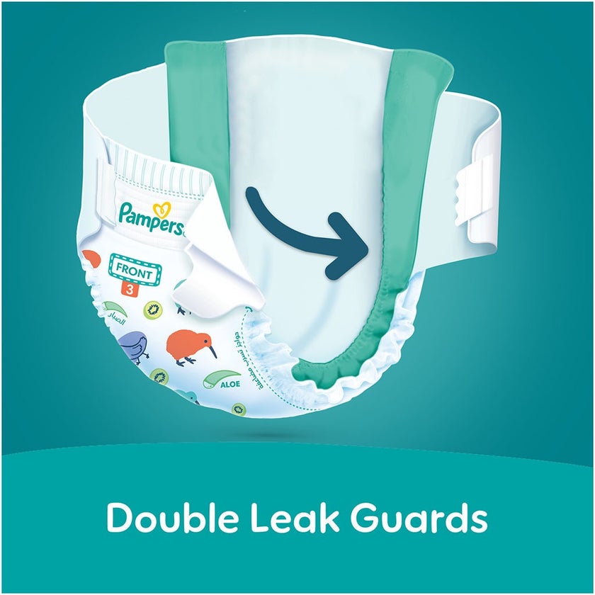 Pampers Rash Protection Size 3, 6-10kg Baby Diapers, Pack of 68's