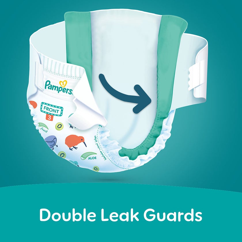 Pampers Rash Protection Size 3, 6-10kg Baby Diapers, Pack of 136's