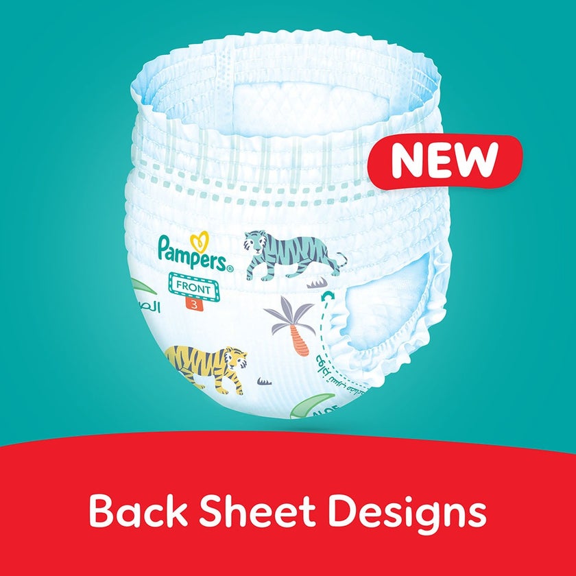 Pampers Rash Protection Size 3, 6-11kg Baby Diaper Pants, Pack of 120's