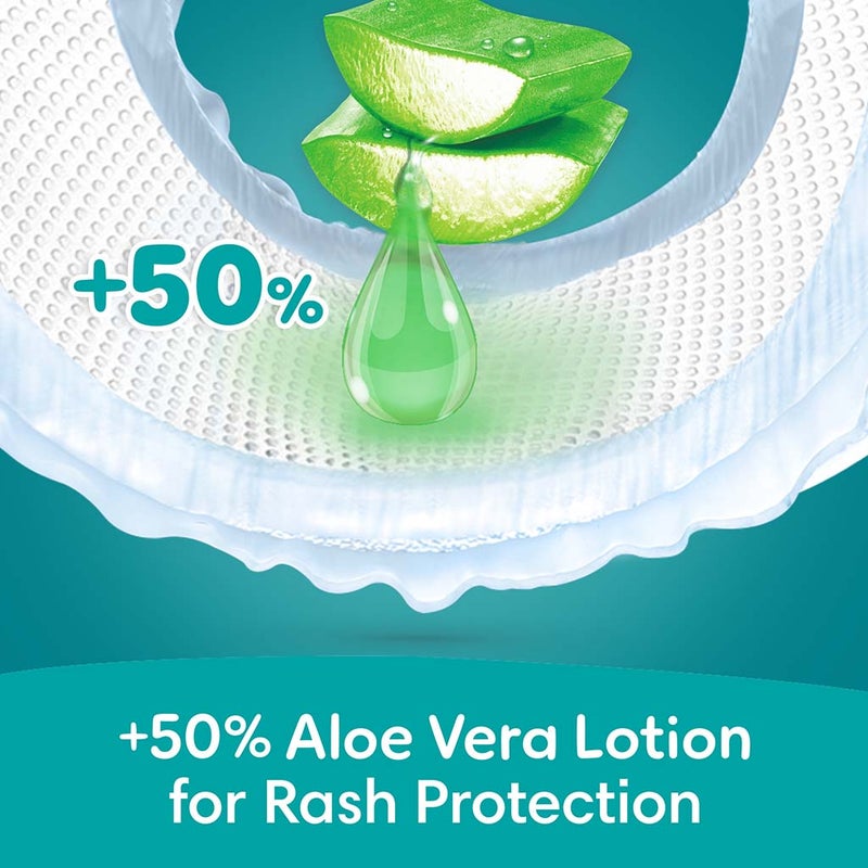Pampers Rash Protection Size 4, 9-14kg Baby Diapers, Pack of 44's