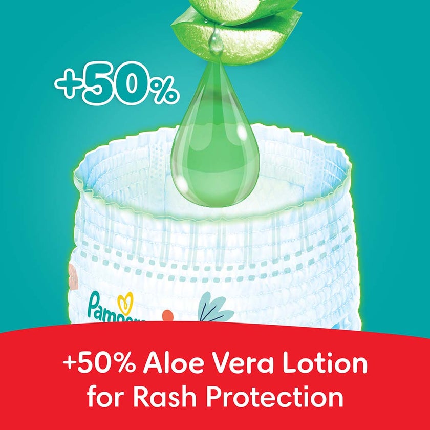 Pampers Rash Protection Size 4, 9-14kg Baby Diaper Pants, Pack of 112's