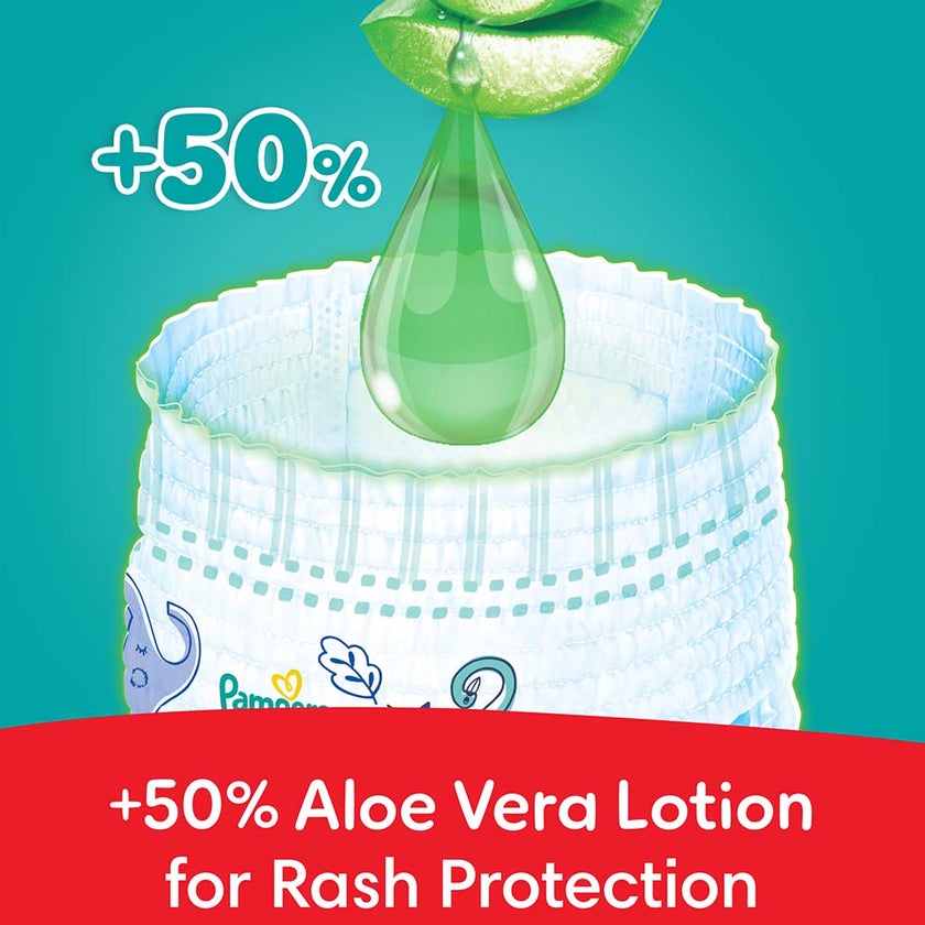 Pampers Rash Protection Size 5, 12-18kg Baby Diaper Pants, Pack of 96's