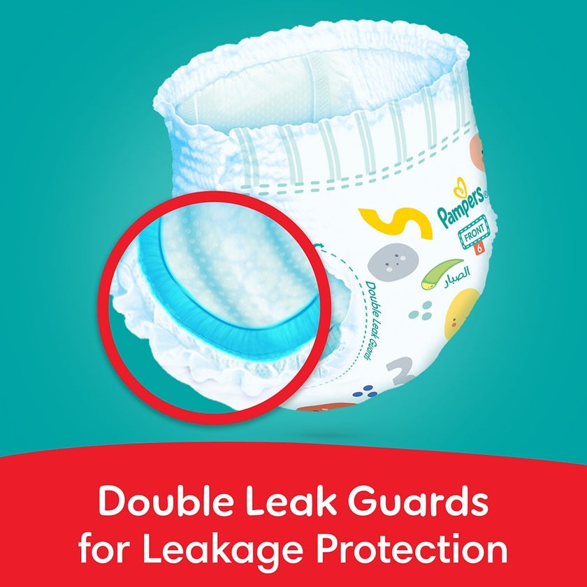 Pampers Rash Protection Size 6, 16+kg Baby Diaper Pants, Pack of 19's