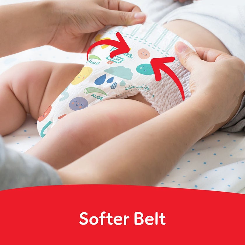 Pampers Rash Protection Size 6, 16+kg Baby Diaper Pants, Pack of 44's