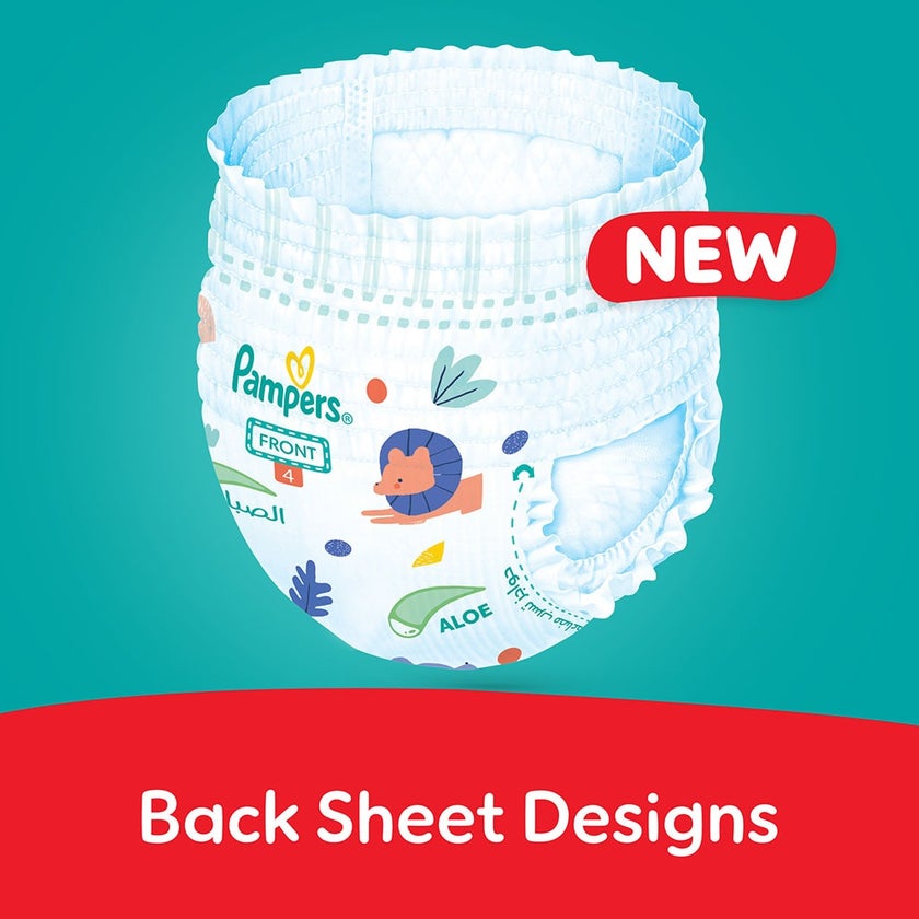 Pampers Rash Protection Size 4, 9-14kg Baby Diaper Pants, Pack of 84's