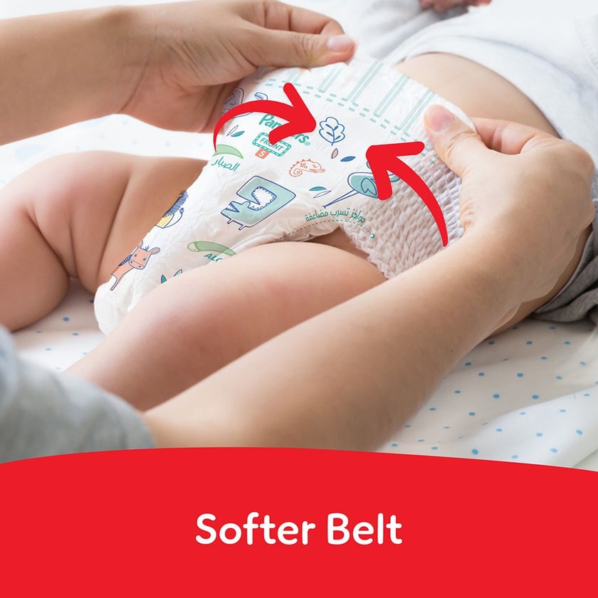 Pampers Rash Protection Size 5, 12-18kg Baby Diaper Pants, Pack of 72's