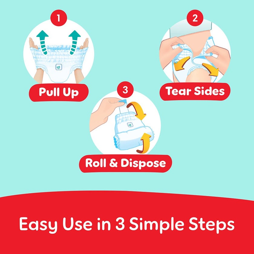 Pampers Ultimate Comfort Size 4, 9-14kg Baby Diaper Pants, Pack of 90's