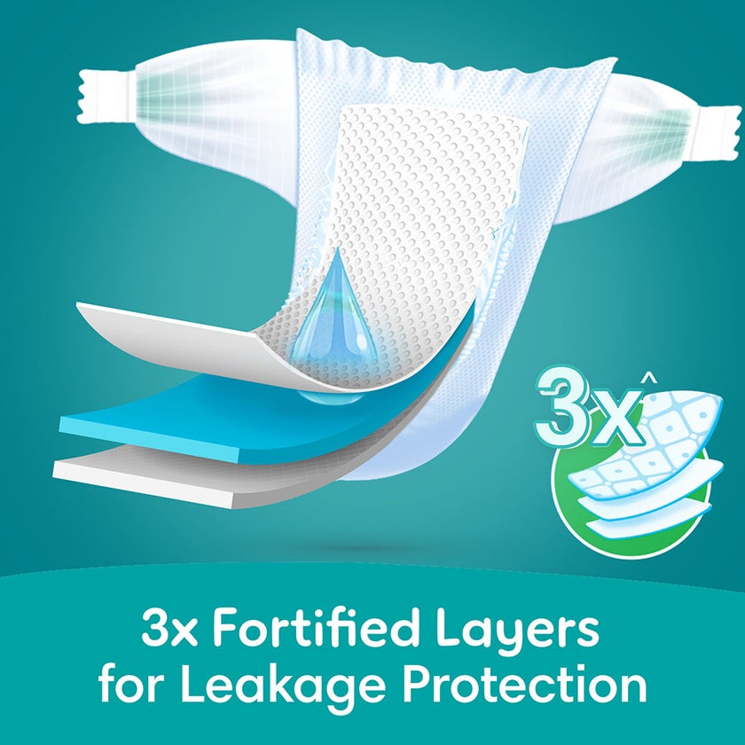 Pampers Rash Protection Size 3, 6-10kg Baby Diapers, Pack of 100's