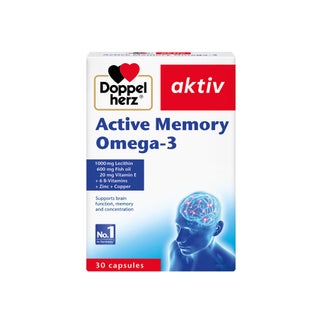 Doppelherz Aktive Memory Omega 3 Capsules For Brain Function Support, Pack of 30’s