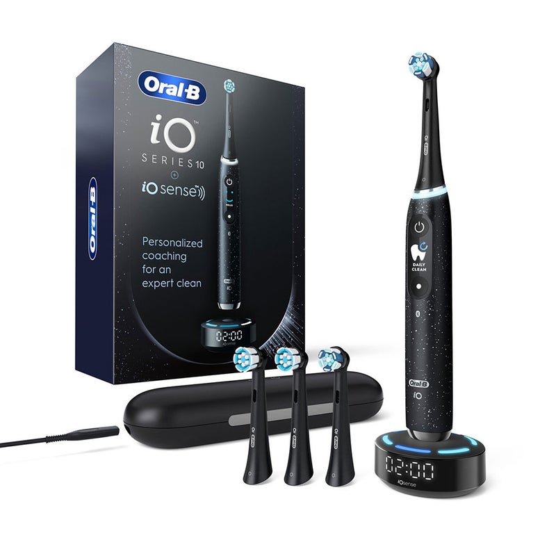 Braun Oral B iO Series 10 Rechargeable Electric Toothbrush - Cosmic Black
