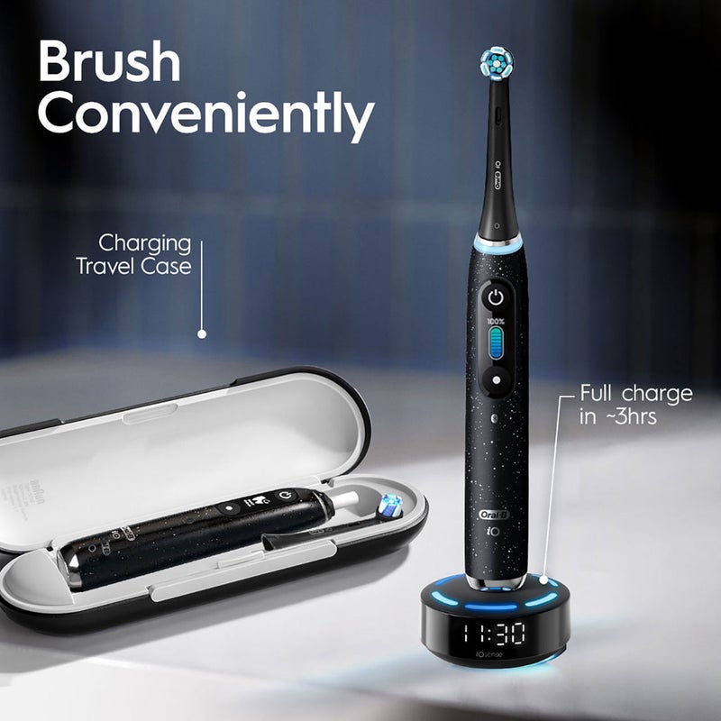 Braun Oral B iO Series 10 Rechargeable Electric Toothbrush - Cosmic Black