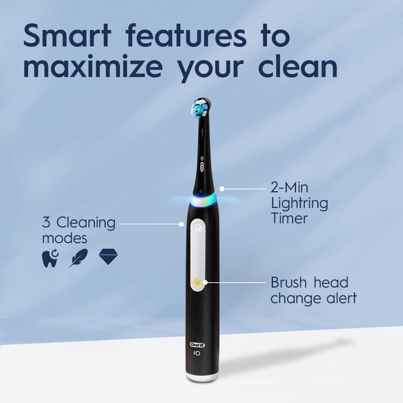 Braun Oral B iO Series 3 Rechargeable Electric Toothbrush - Icy Blue