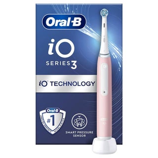 Braun Oral B iO Series 3 Rechargeable Electric Toothbrush - Pink
