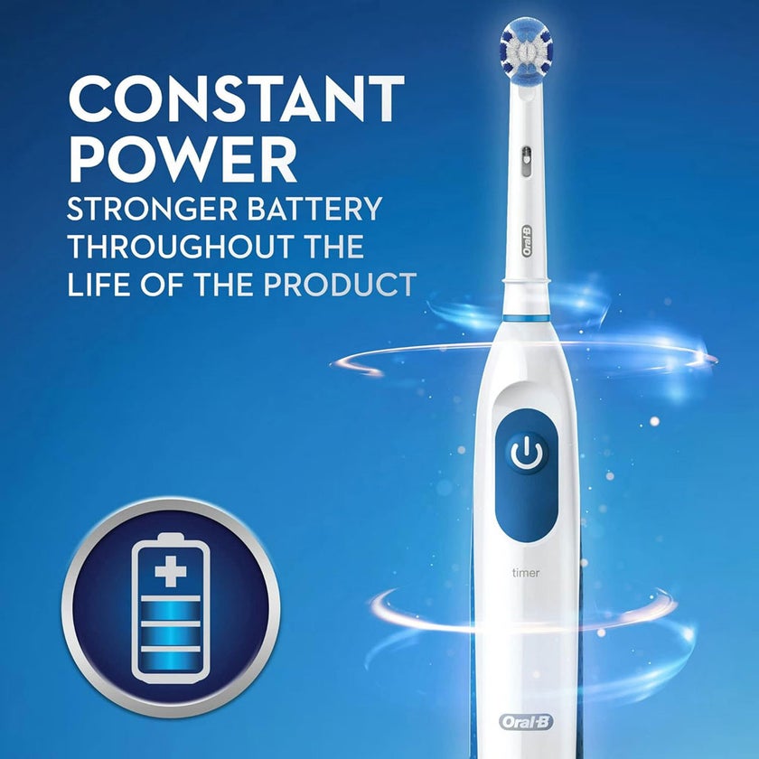 Oral B Pro Battery Precision Clean Electric Toothbrush - White