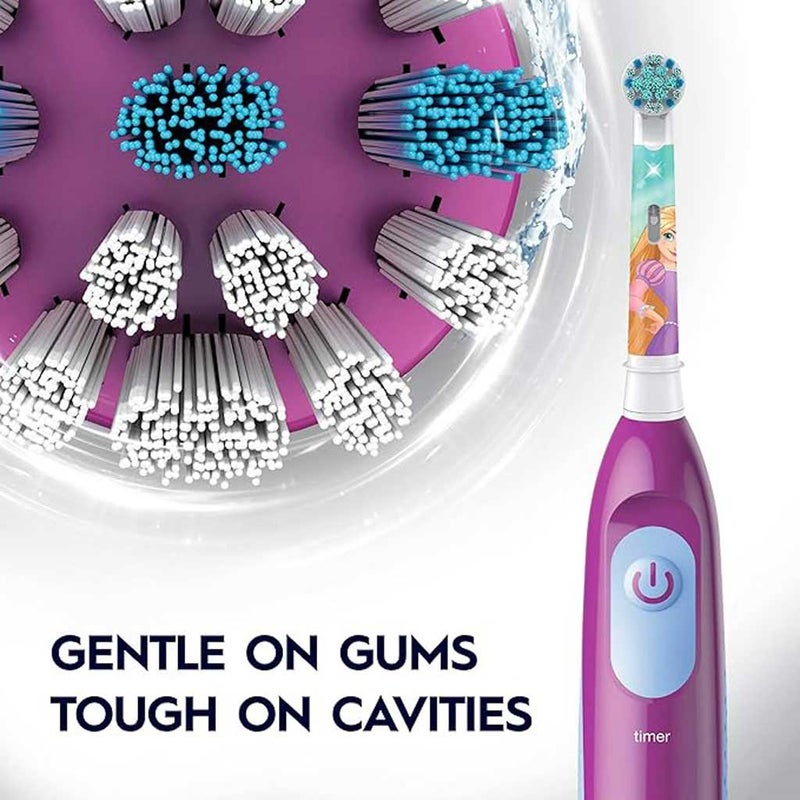 Braun Oral B Disney Princess Extra Soft Bristles Kids Electric Toothbrush