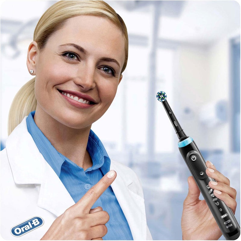 Braun Oral B Cross Action Black Edition Rechargeable Electric Toothbrush 