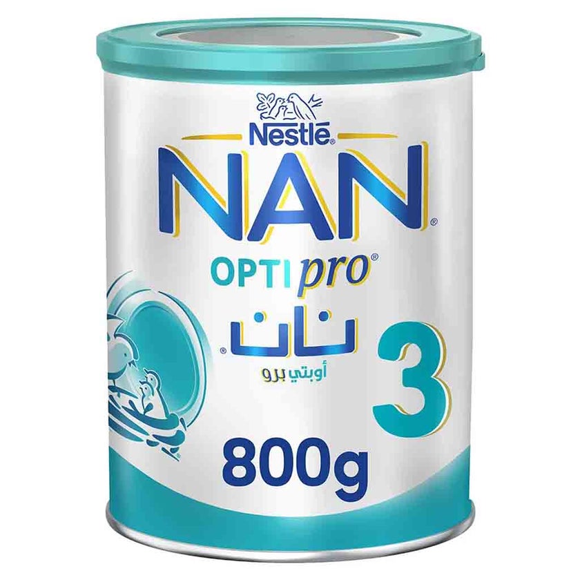 Nestle NAN Optipro Stage 3 Toddlers Milk Formula For 1 To 3 Years 800g, Pack of 2’s