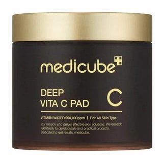 Medicube Deep Vita C With 2% Niacinamide Facial Toner Pads For Dark Spots & Blemish Care 150g, Pack of 70's