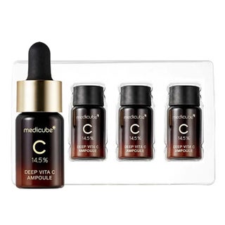 Medicube Deep Vita C 14.5% Ampoule For Skin Brightening 10ml, Pack of 3’s