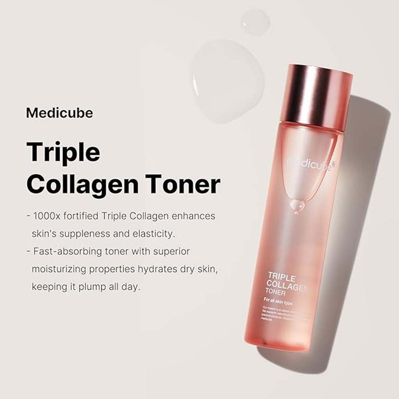 Medicube Triple Collagen Facial Toner 4.0 For All Skin Types 140ml