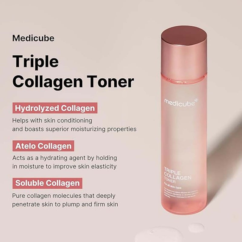 Medicube Triple Collagen Facial Toner 4.0 For All Skin Types 140ml