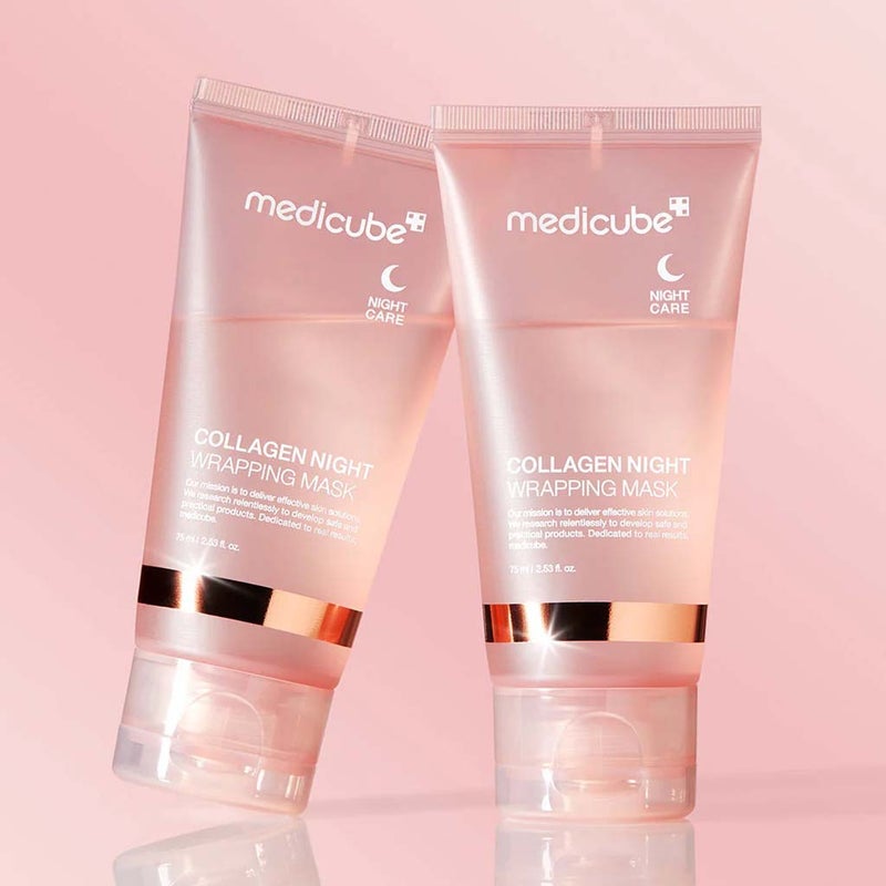 Medicube Collagen Night Wrapping Peel Off Face Mask With Niacinamide & Ceramides 75ml