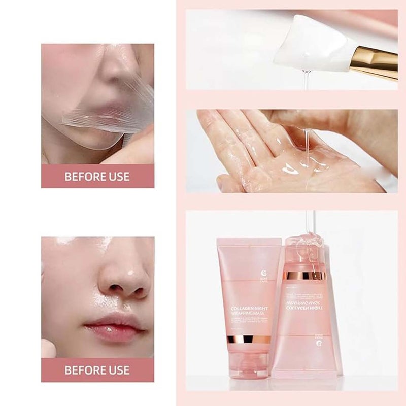 Medicube Collagen Night Wrapping Peel Off Face Mask With Niacinamide & Ceramides 75ml