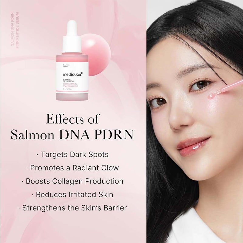 Medicube PDRN Pink Peptide Face Serum For Dark Spots 30ml