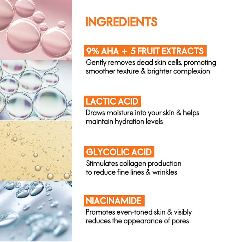 Elle Radiance Kit Peeling & Whitening Face Sheet Mask 21ml, Pack of 4’s