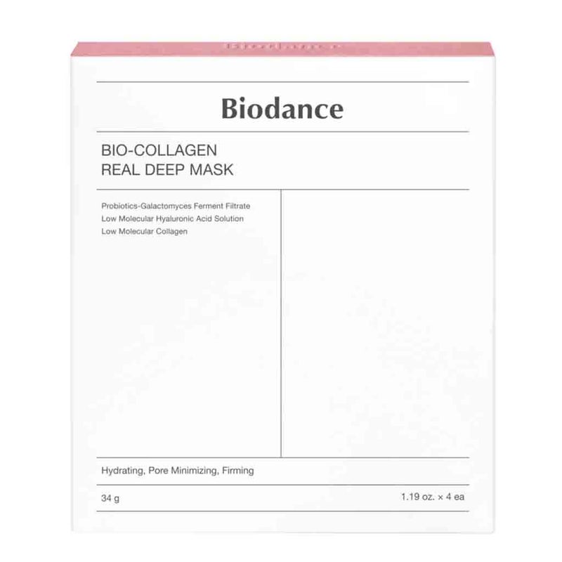 Biodance Bio-Collagen Real Deep Skin Firming Facial Sheet Mask 34g, Pack of 4’s